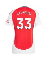 Arsenal Riccardo Calafiori #33 Kotipaita Naisten 2024-25 Lyhythihainen